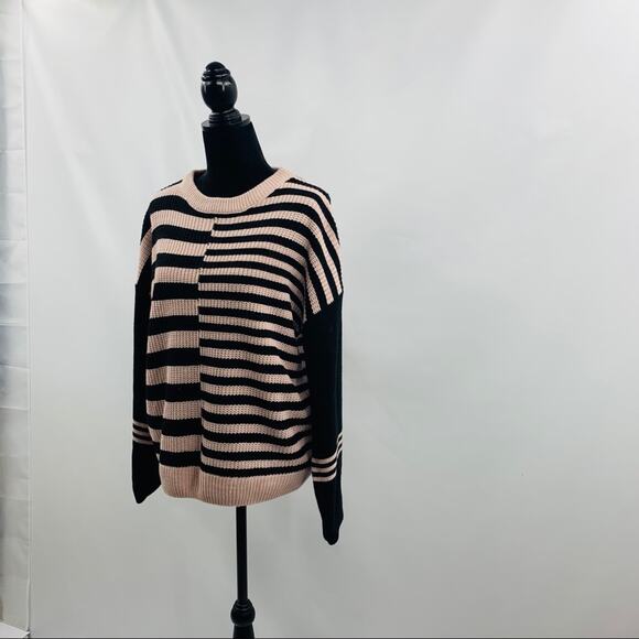 Catherine Malandrino Striped Colorblock Sweater - Picture 5 of 10